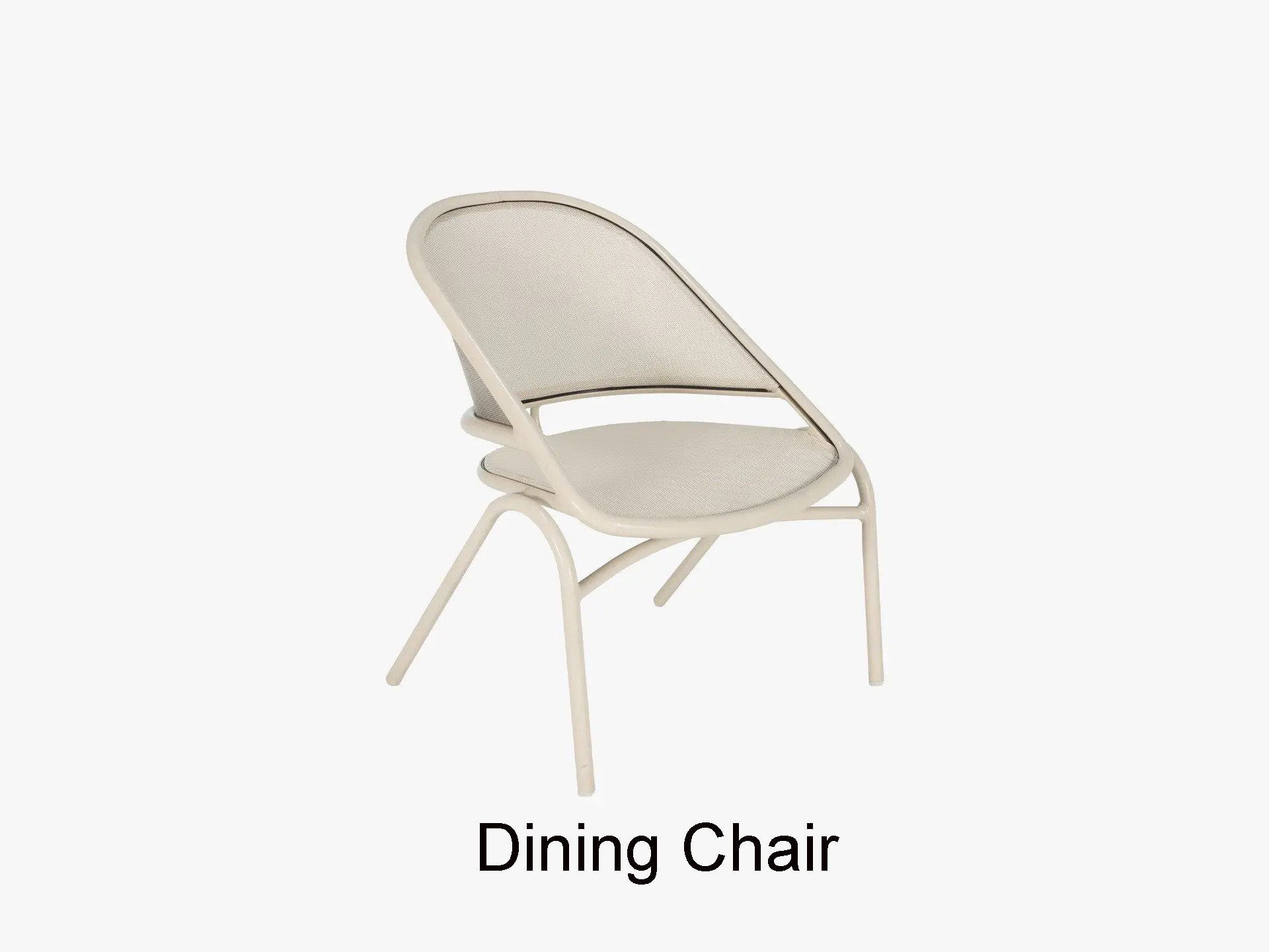Concourse Collection Sling Nesting Dining Chair by Texacraft