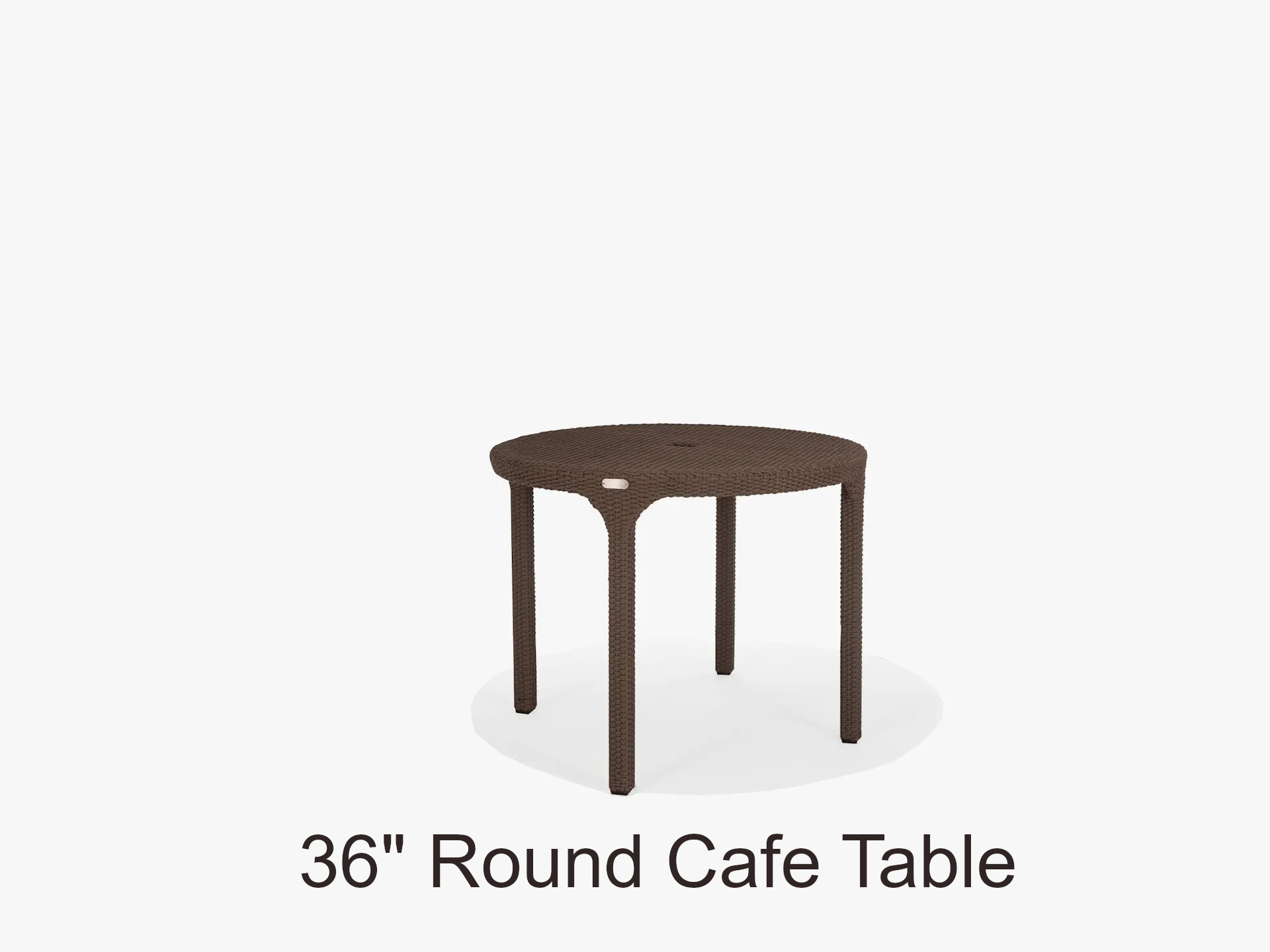 Em Collection 36 Inch Round Cafe Dining Table
