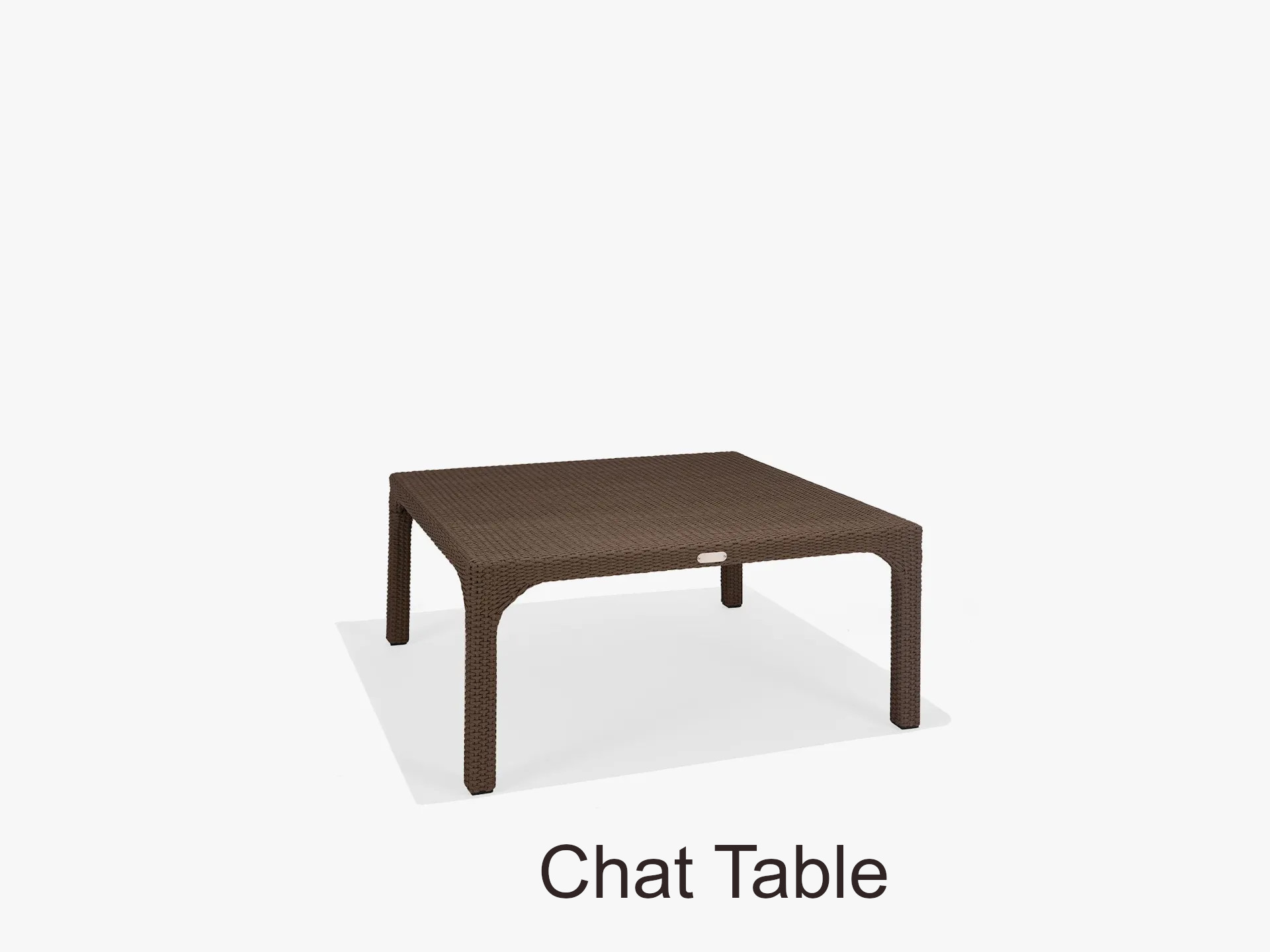 Em Collection 36 Inch Square Chat Table