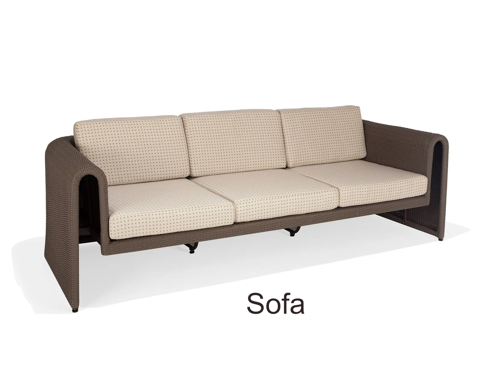 Em Collection 3-Person Outdoor Sofa