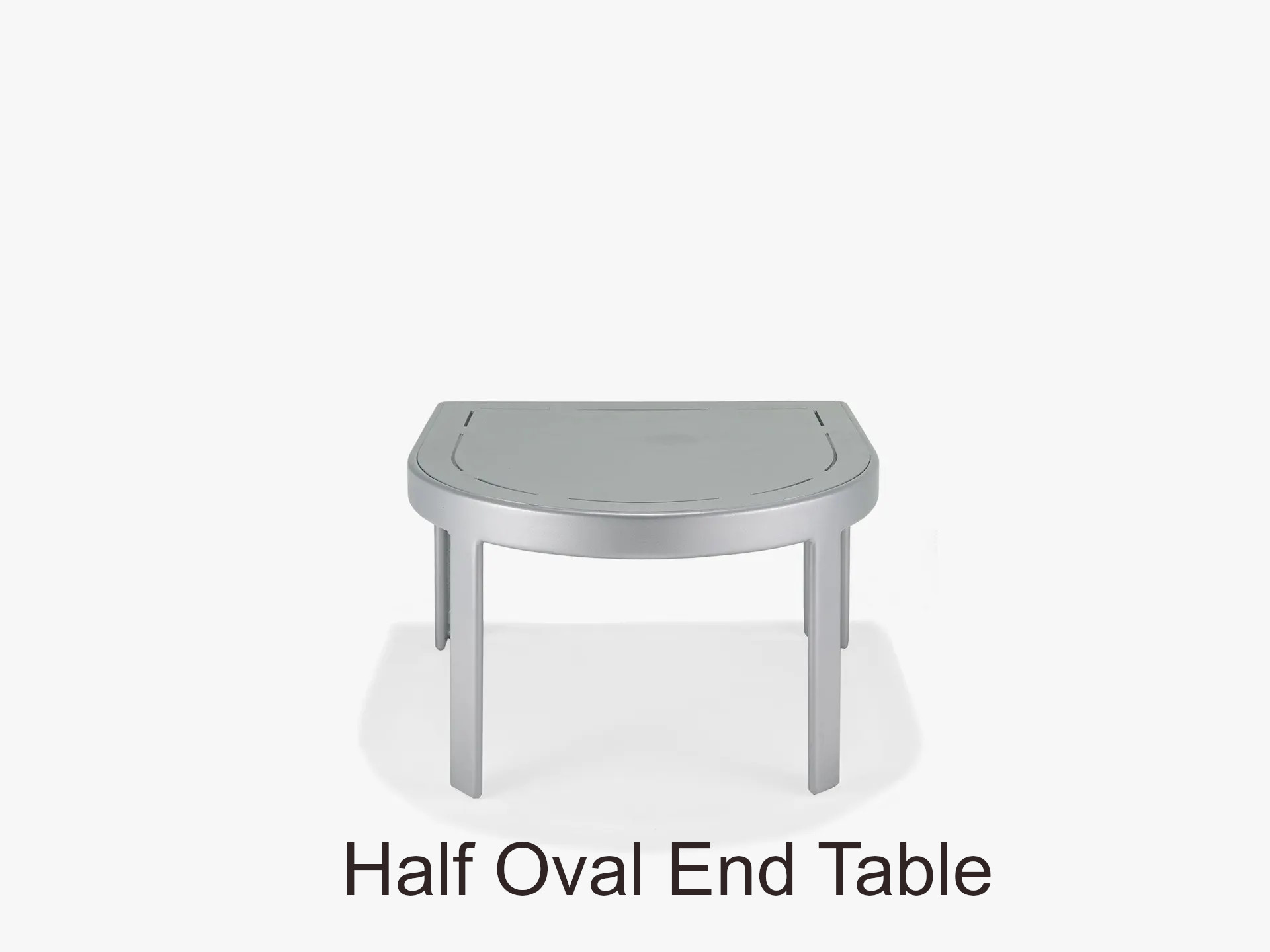 Era Modular Collection Half Oval End Table