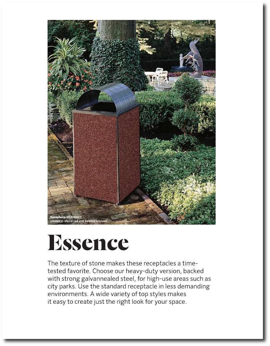 Essence Collection Catalog Pages