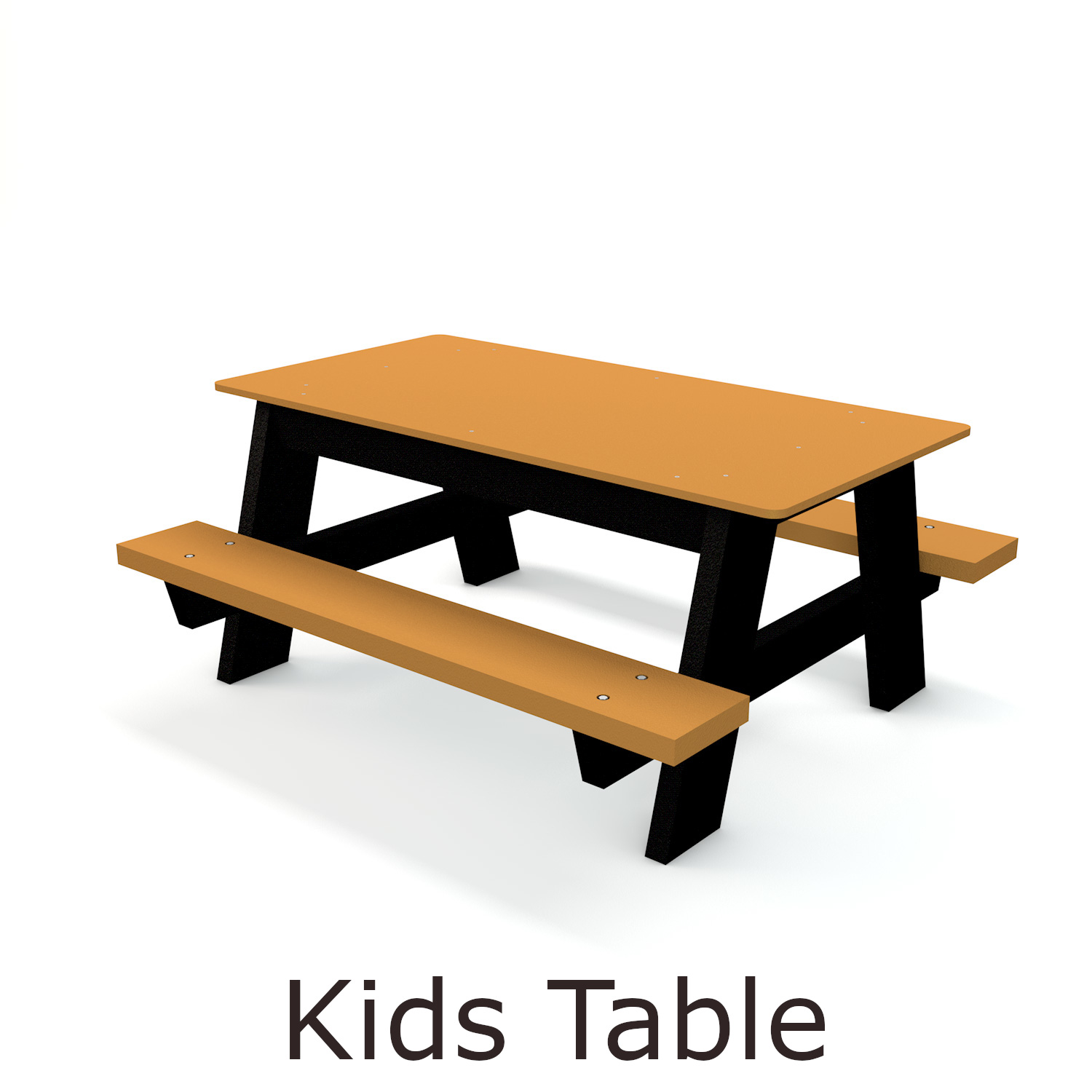 Recycled Plastic Lumber Kids Picnic Table