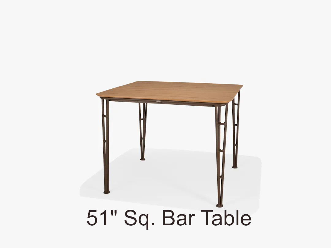 Fountainhead Collection 51 Inch Square Bar Table