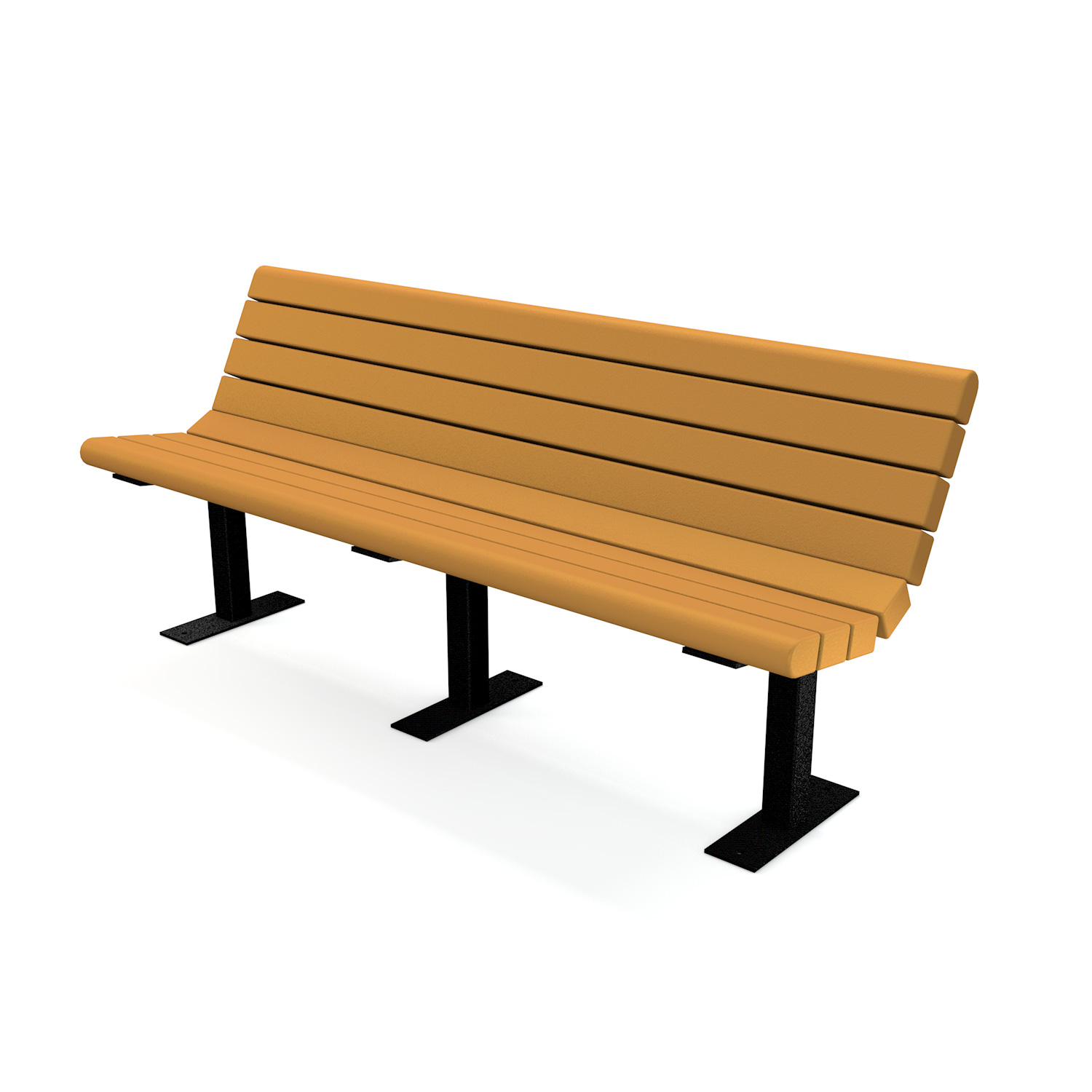 Jameson Recycled Plastic Lumber Park Bench