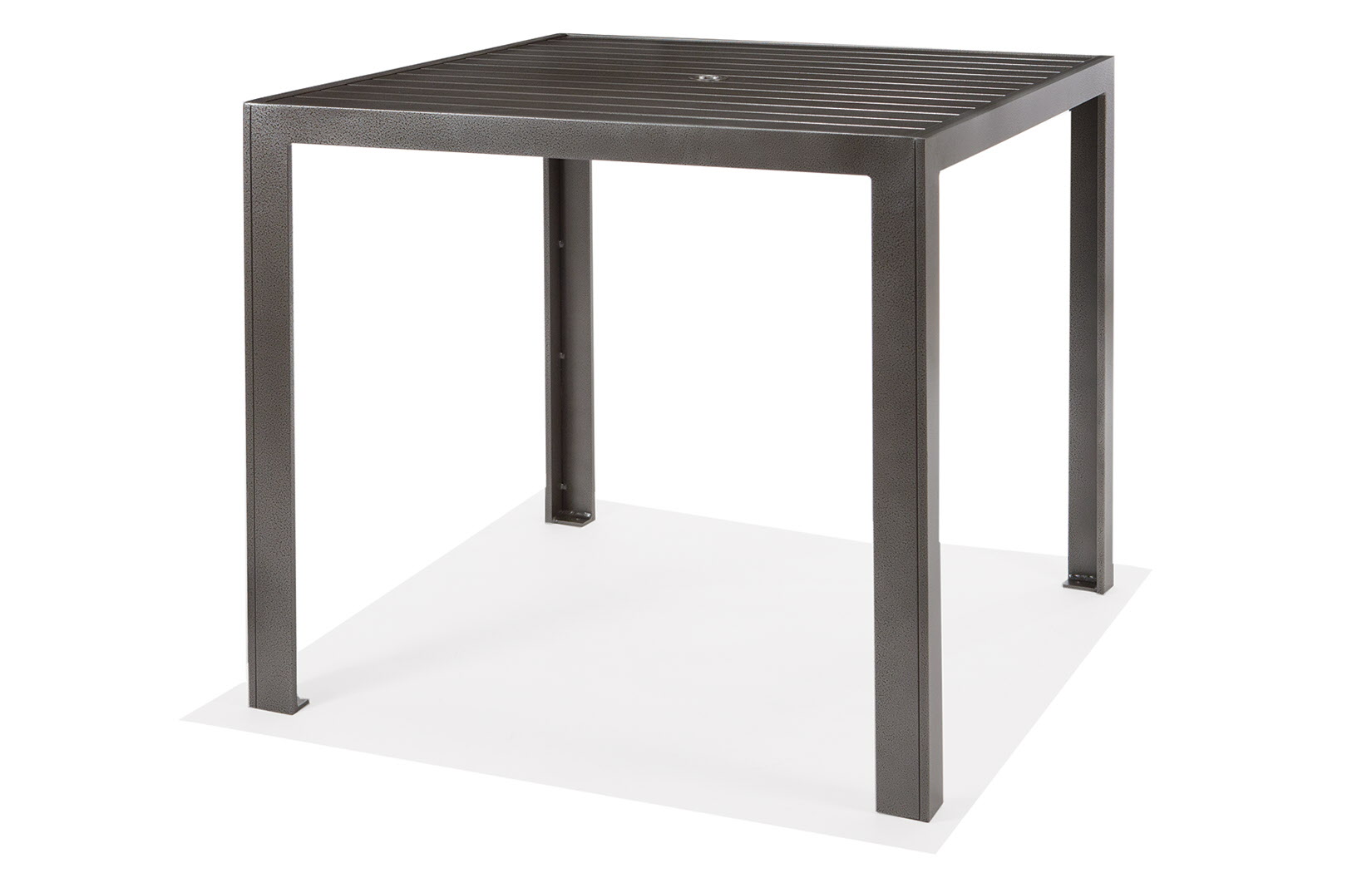 Meza Slat Collection 42 Inch Square Bar Table by Texacraft