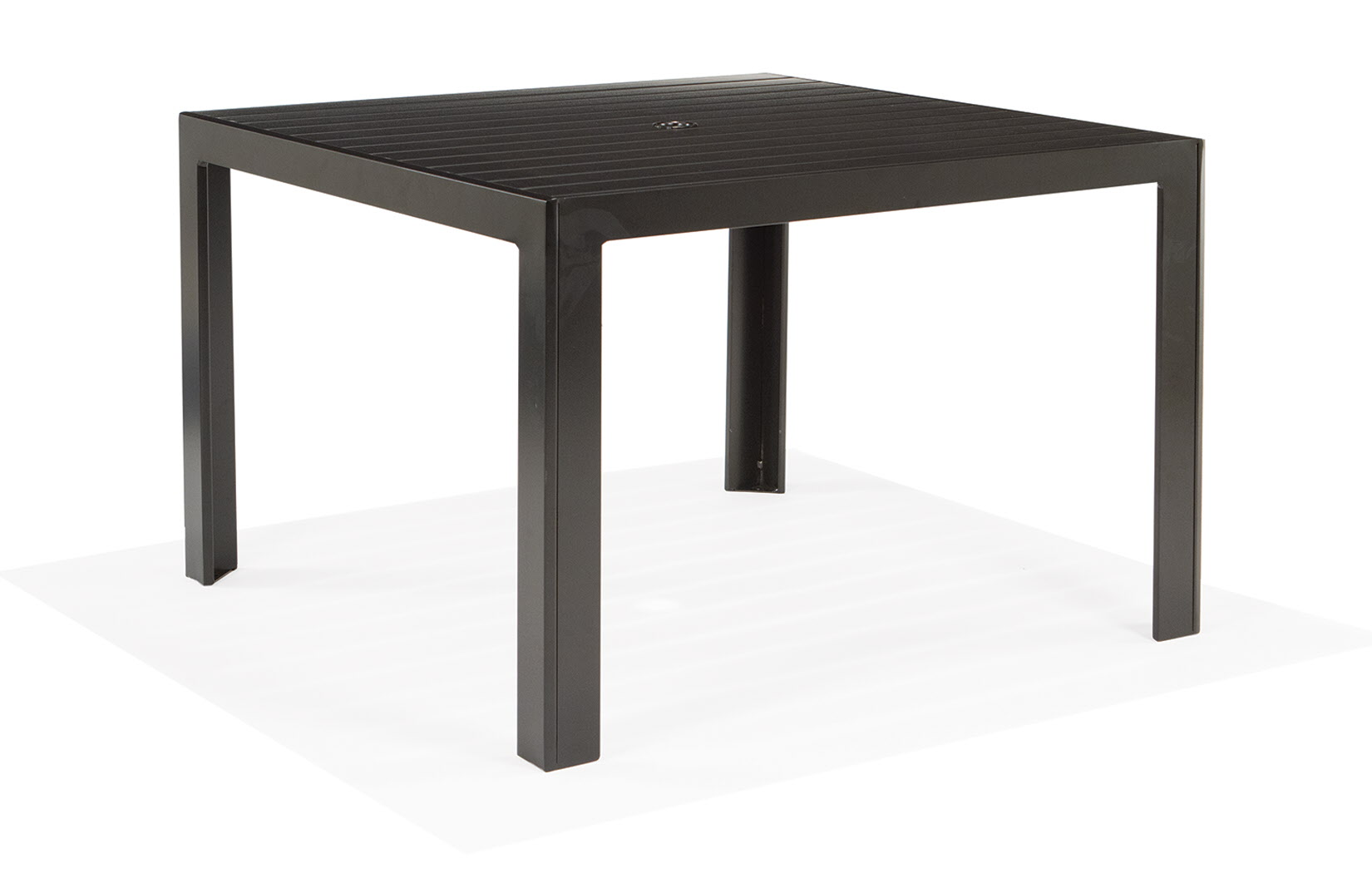 Meza Slat Collection 42 Inch Square Dining Table by Texacraft