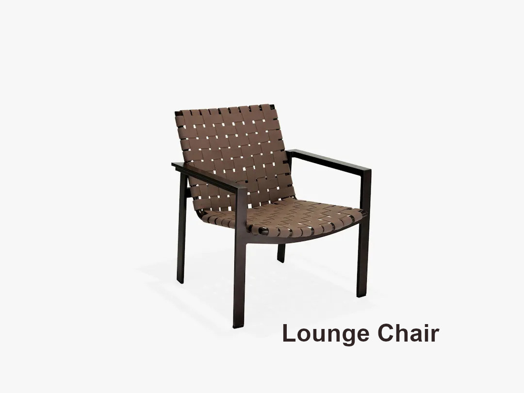 Meza Suncloth Weave Collection Lounge Chair