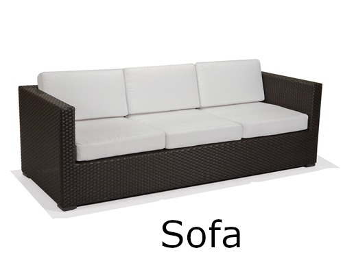 Nexus Collection 3-Seat Outdoor Sofa