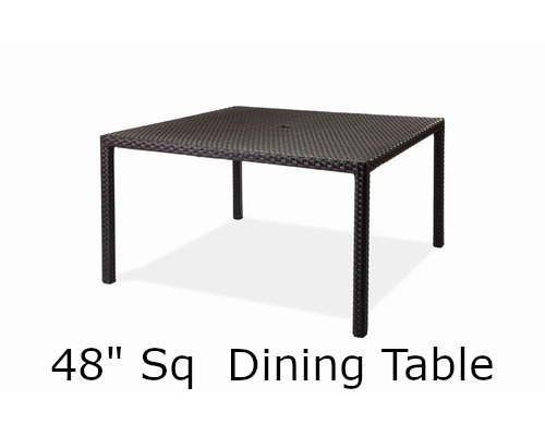 Nexus Collection 48 Inch Square Dining Table
