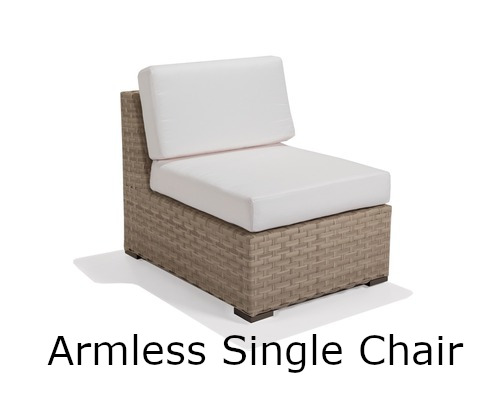 Nexus Collection Armless Single Chair