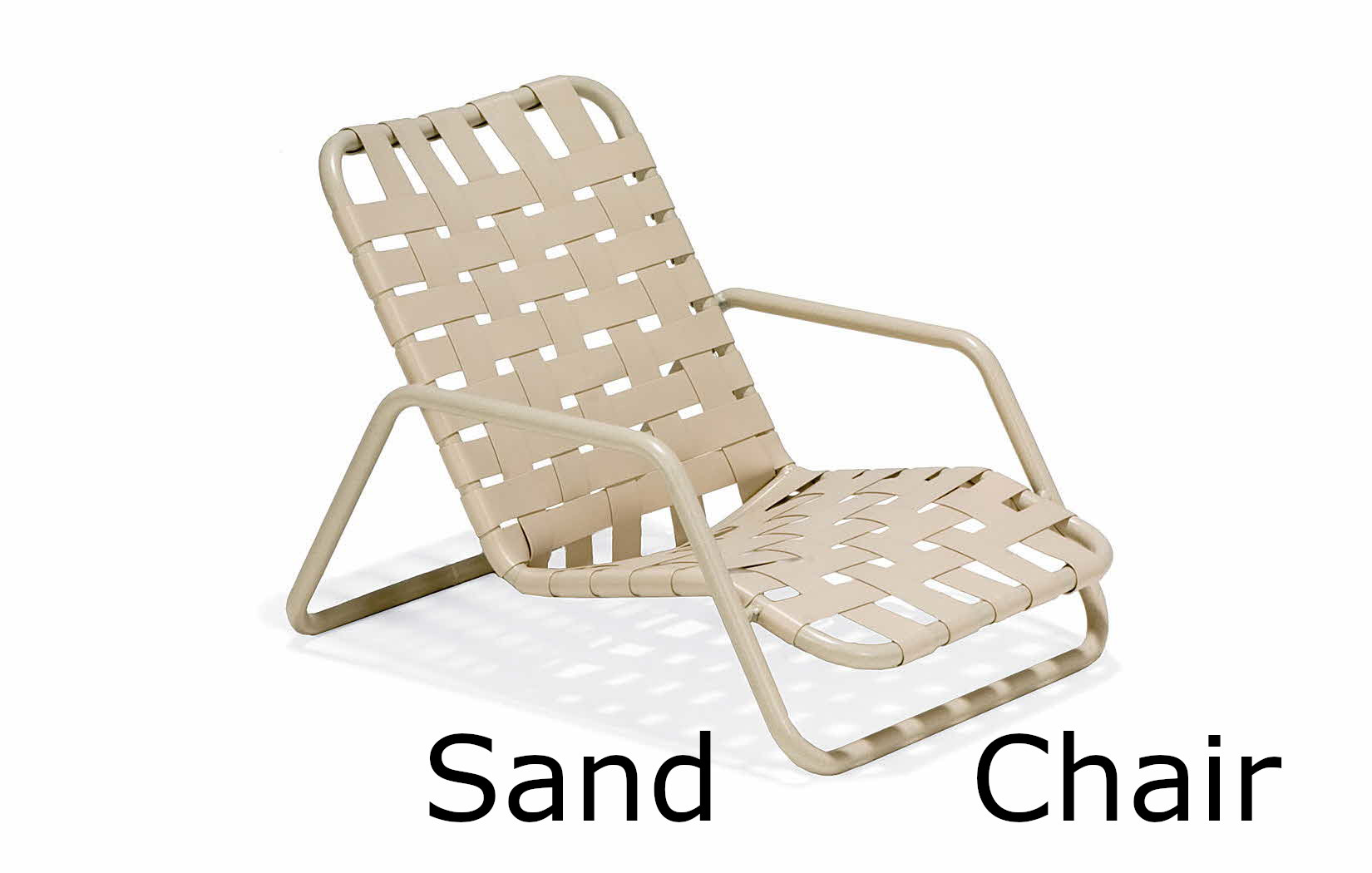 Oasis Crossweave Collection Nesting Sand Chair