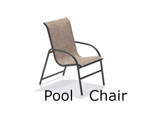 Oasis Sling Collection Nesting Pool Chair