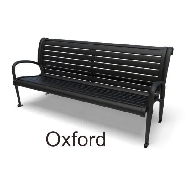 Urbanscape Collection Oxford Horizontal Slat Outdoor Bench by Wabash Valley