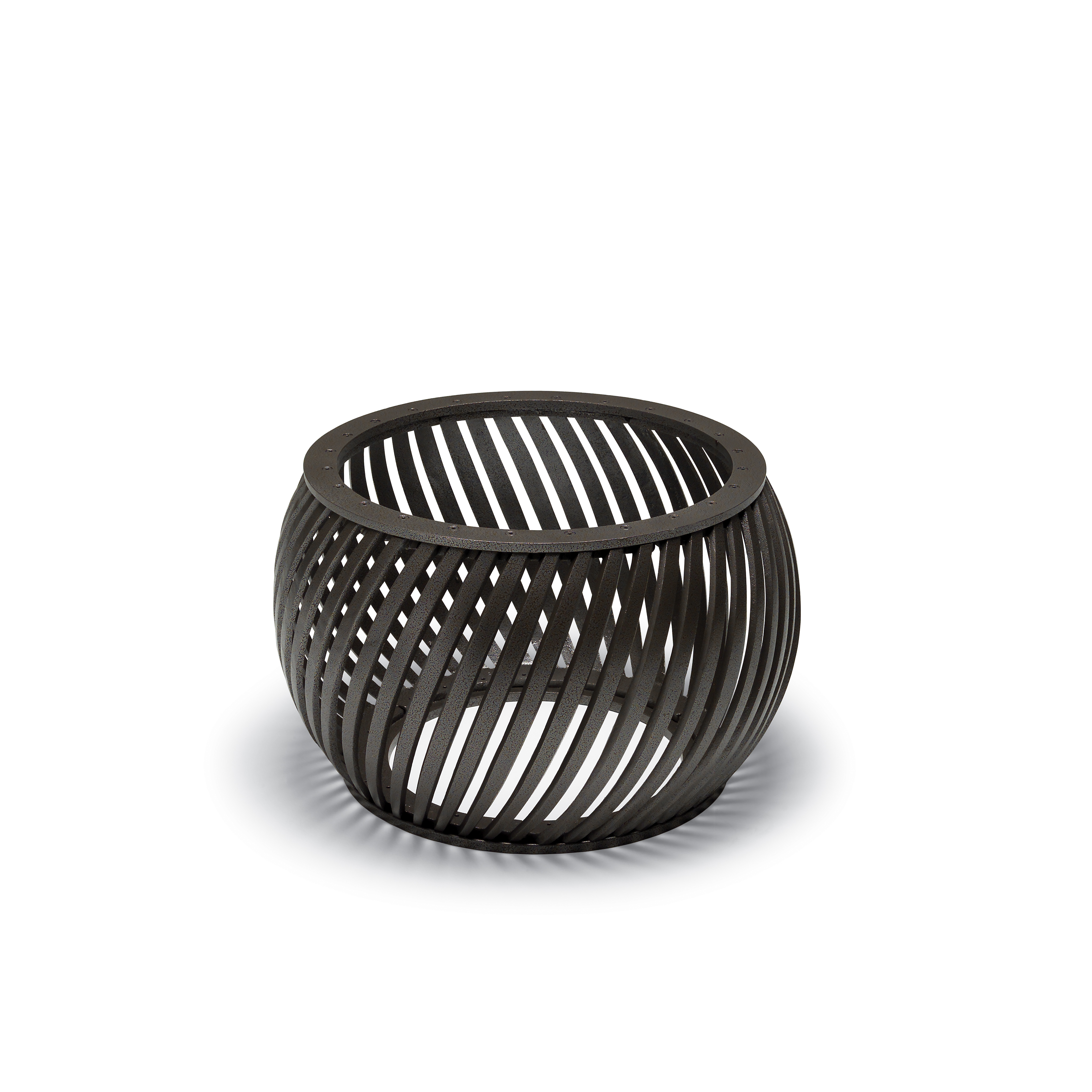 UrbanScape Style A Spiral Slat Planter