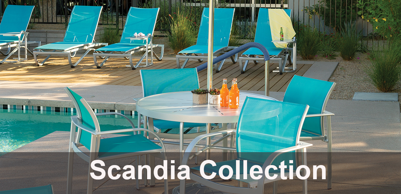 Scandia Sling Collection Poolside Furnishings