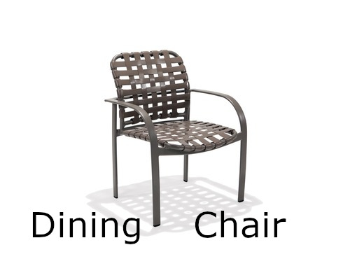 Scandia Crossweave Collection Nesting Dining Chair