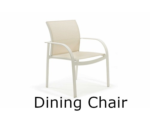 Scandia Sling Collection Nesting Dining Chair