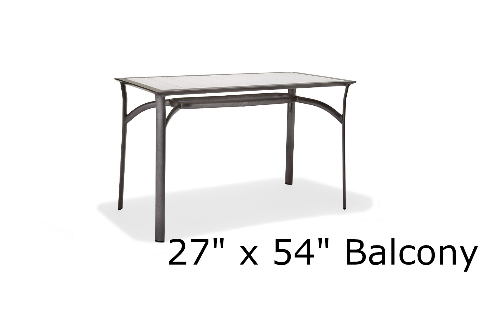 Seascape Collection 27 x 54 Inch Balcony Height Table