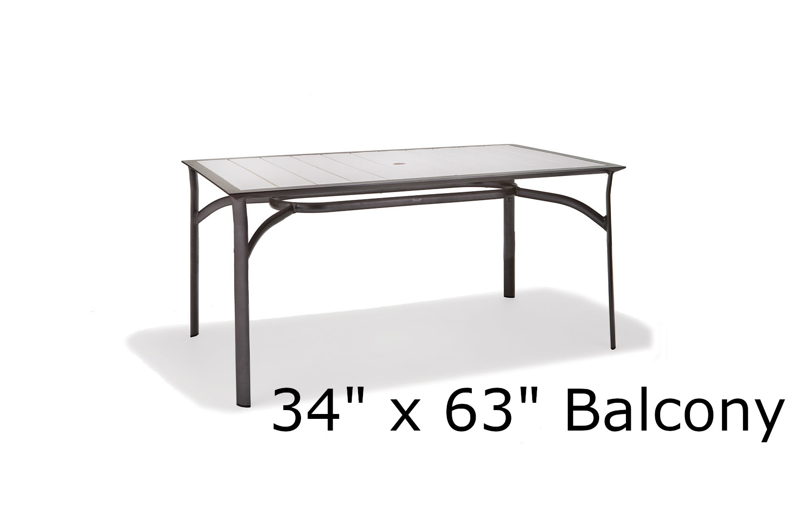 Seascape Collection 34 x 63 Inch Balcony Height Table