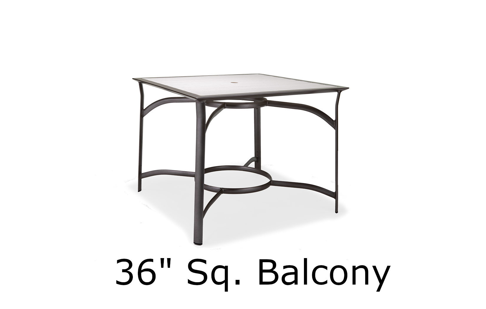 Seascape Collection 36 Inch Square Balcony Height Table
