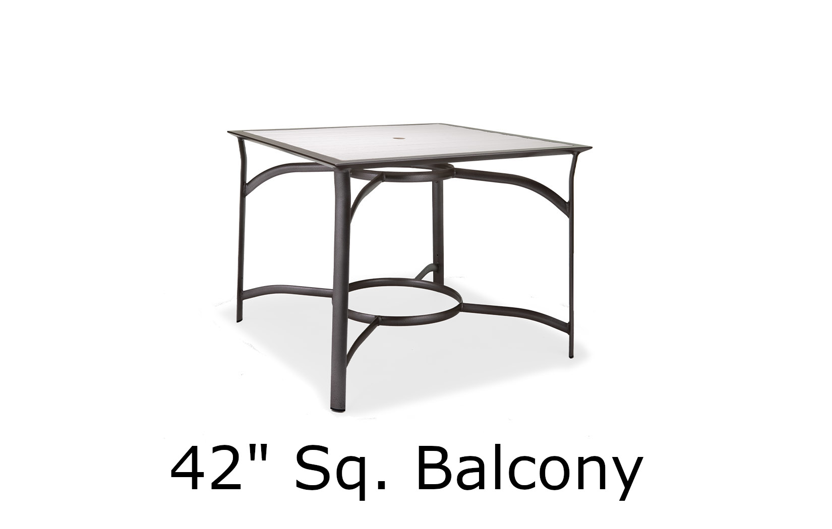 Seascape Collection 42 Inch Square Balcony Height Table