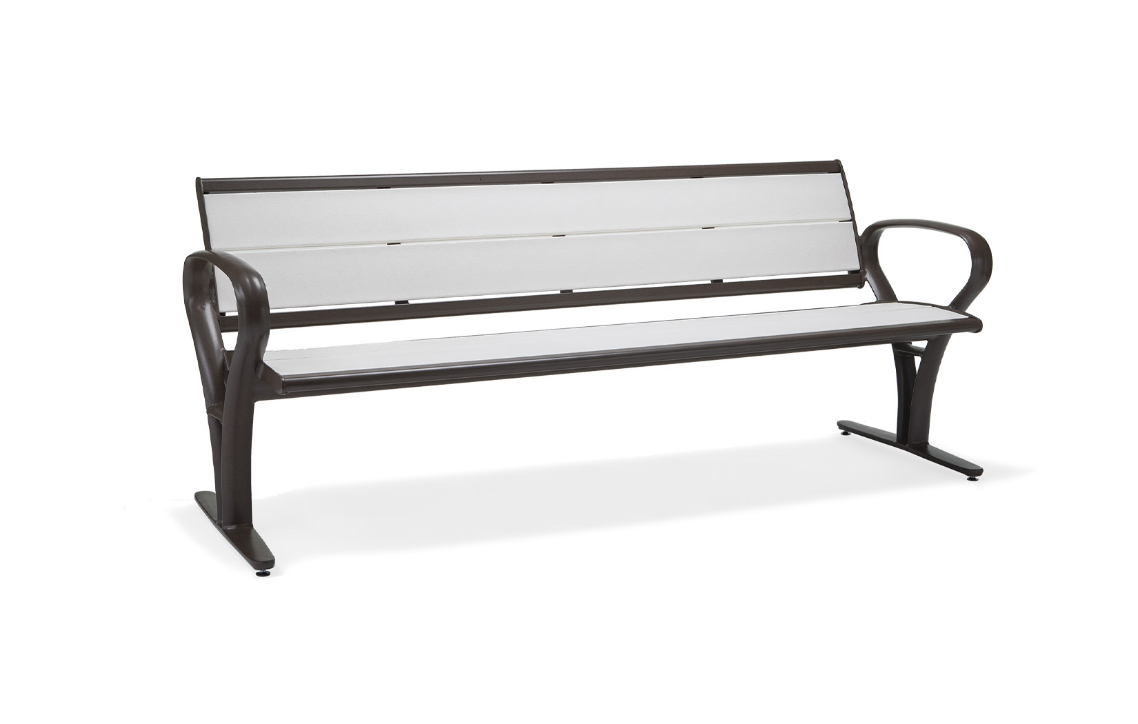 Seascape Collection Contour Bench with Rounded Arms by Texacraft