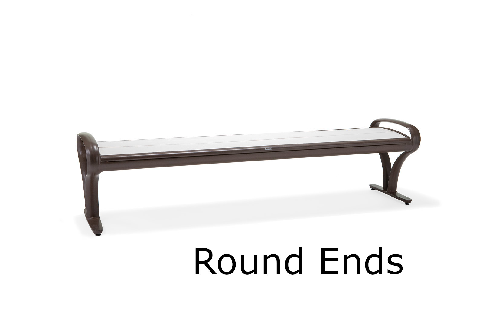 Seascape Collection Flat Bench with Rounded Ends