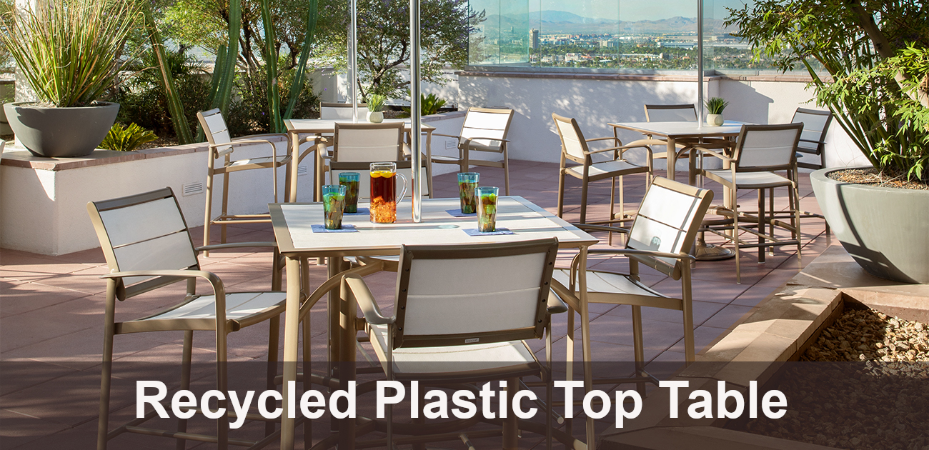 Recycled Plastic Top Tables
