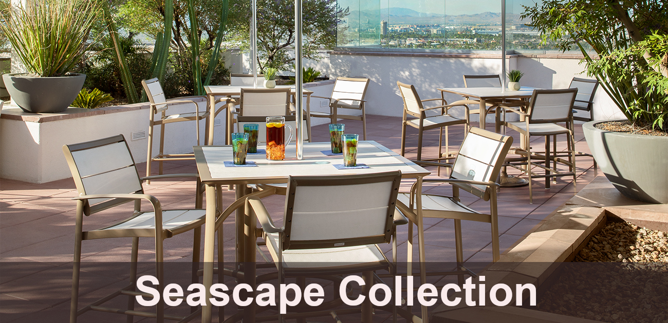 Seascape Collection Outdoor Commercial Dining Sets