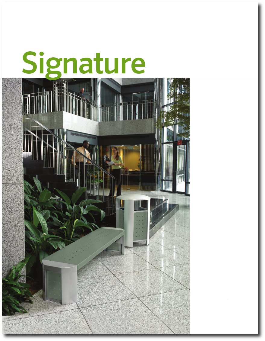 Signature Brochure Cover Page