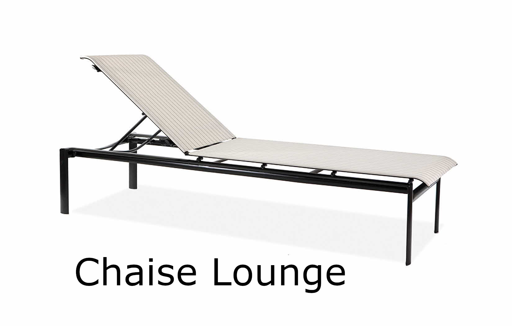 Southern Cay Sling Collection Armless Chaise Lounge