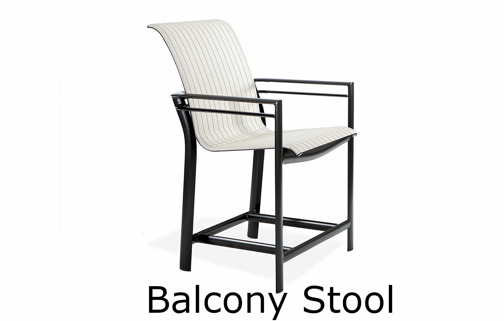 Southern Cay Sling Collection Balcony Height Stool