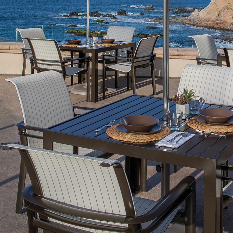 Southern Cay Sling Collection Contemporary Commercial Dining Sets