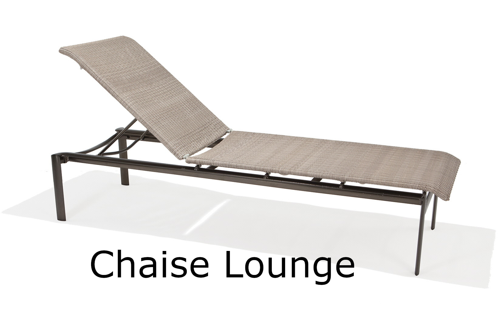 Southern Cay Woven Collection Armless Chaise Lounge