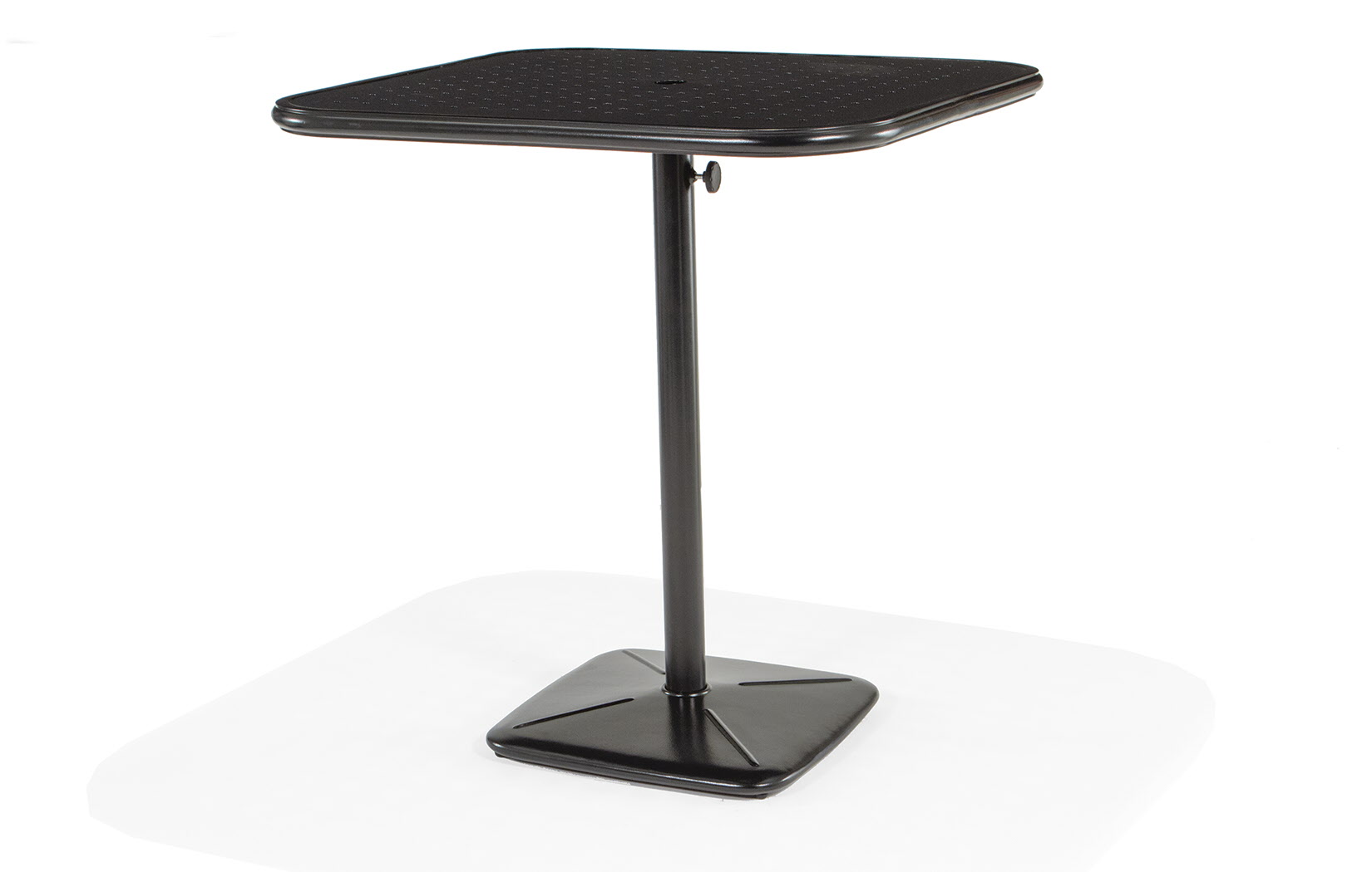 Stamped Aluminum Top 36 Inch Square Bar Table