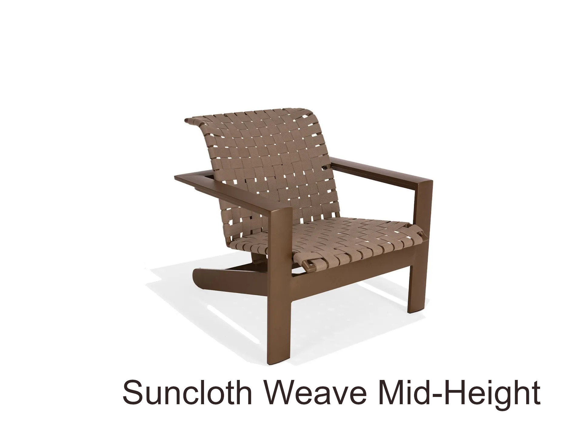 Suncloth Weave Mid-Height Adirondack Chair
