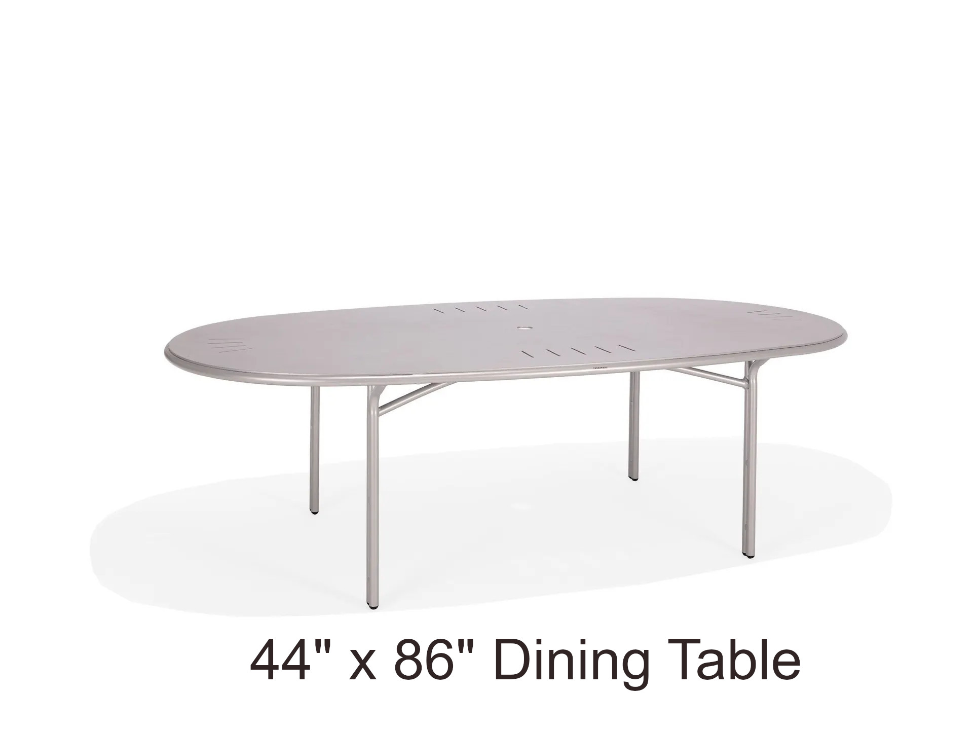 Surf Collection 44 x 84 Inch Oval Dining Table