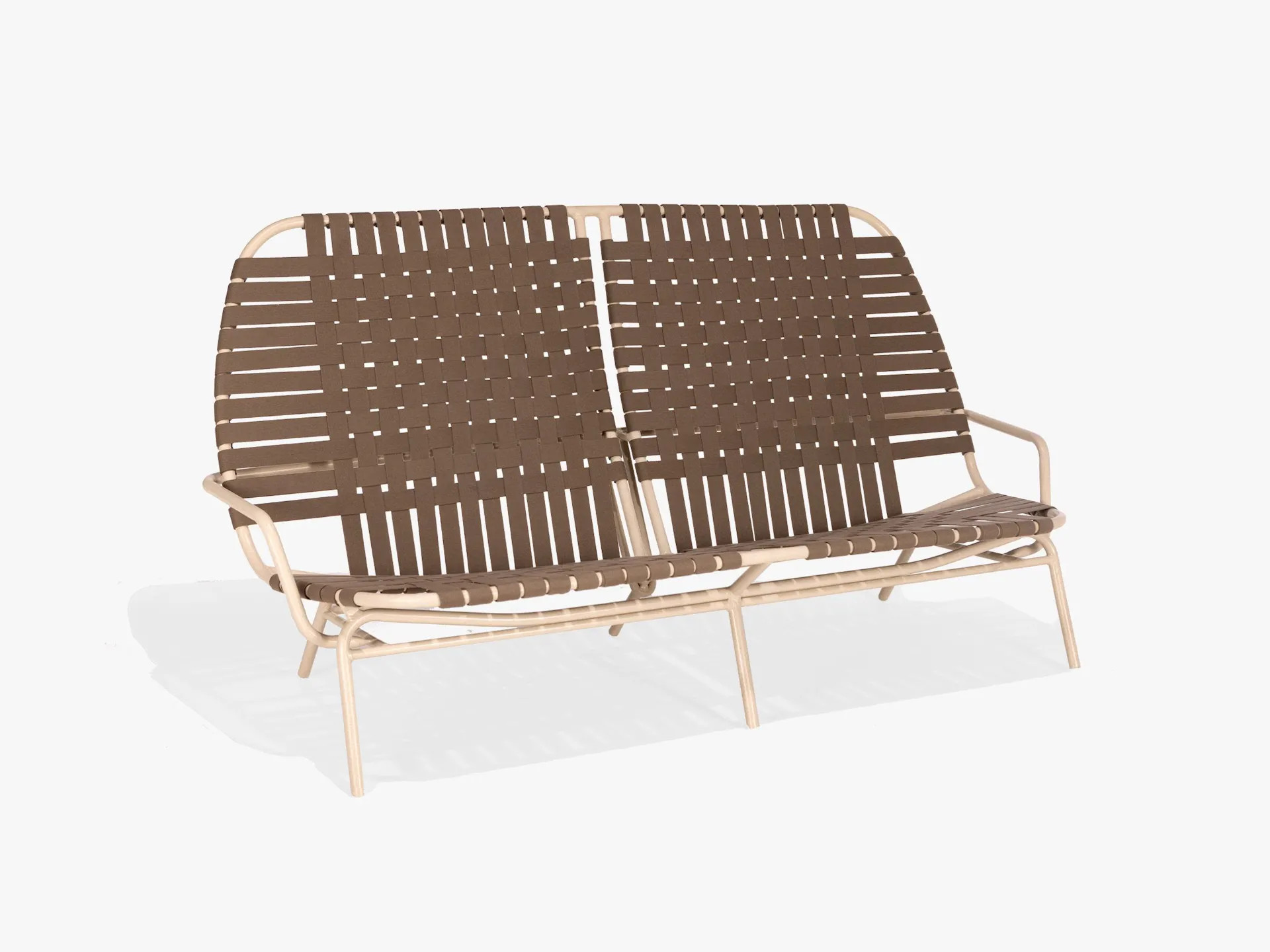 Surf Suncloth Weave Collection 2-Seat Loveseat by Texacraft