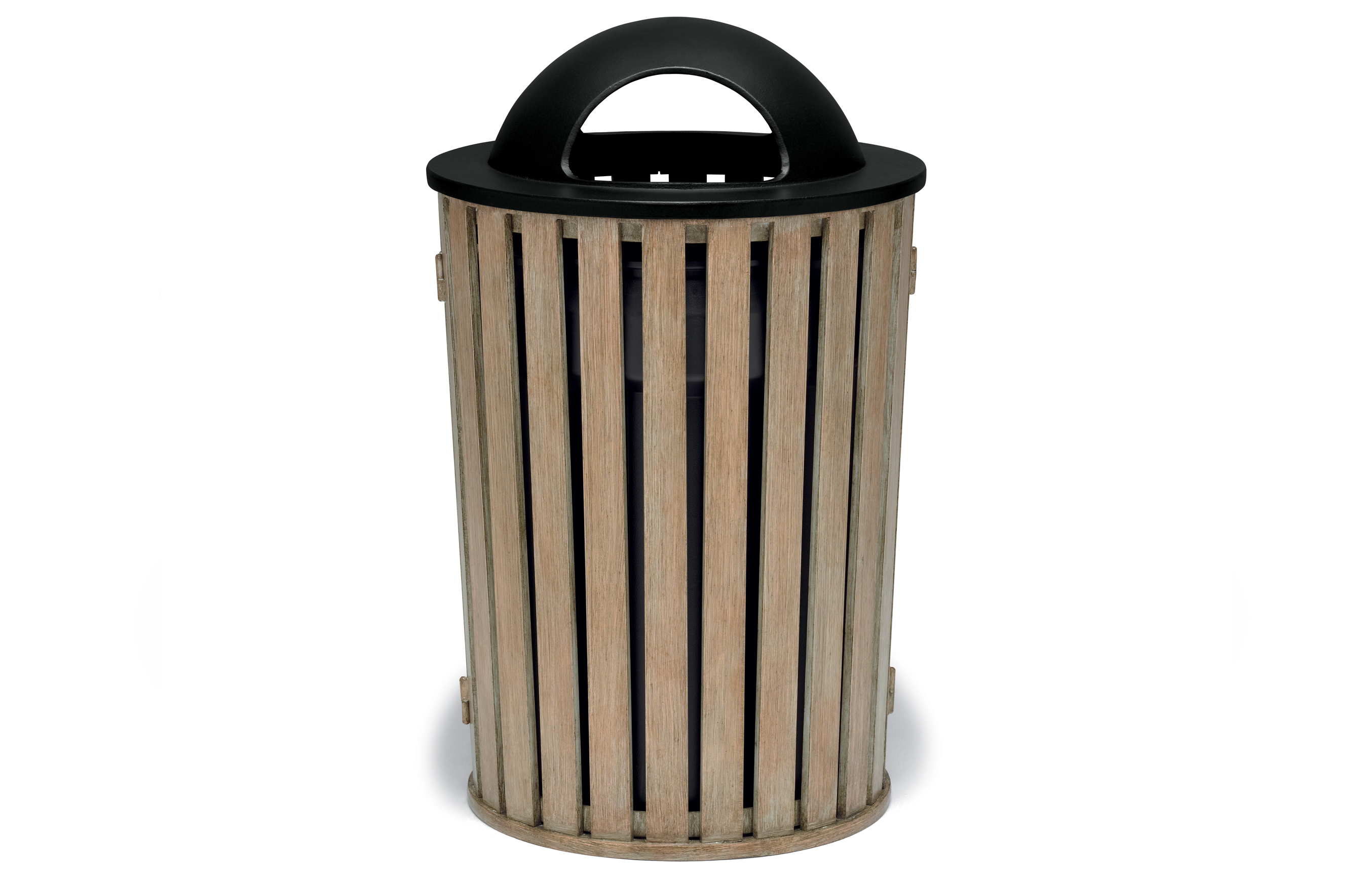 UrbanScape Style FG Trash Receptacle with Dome Top