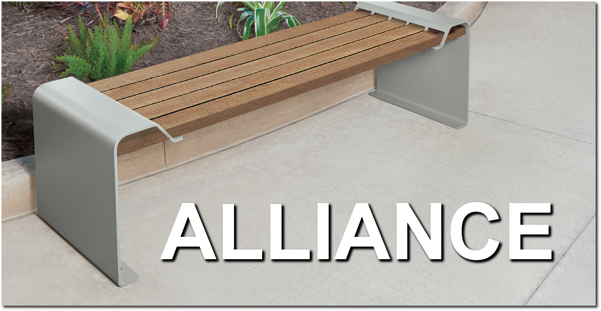 Alliance Bench Indoff Outdoor Commercial Site Furnishings