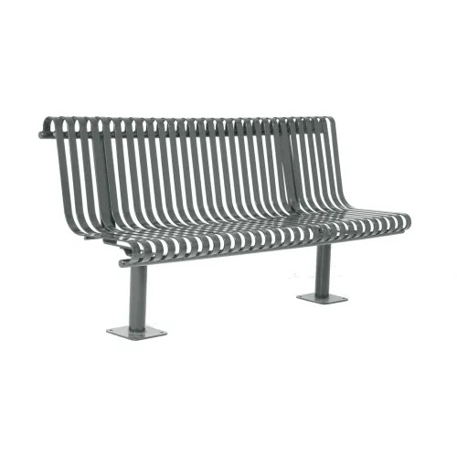 UltraSite Kensington Bench with Back (Surface Mounted)