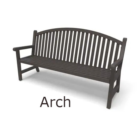 Urbanscape Collection Arch Yorktown Outdoor Bench by Wabash Valley