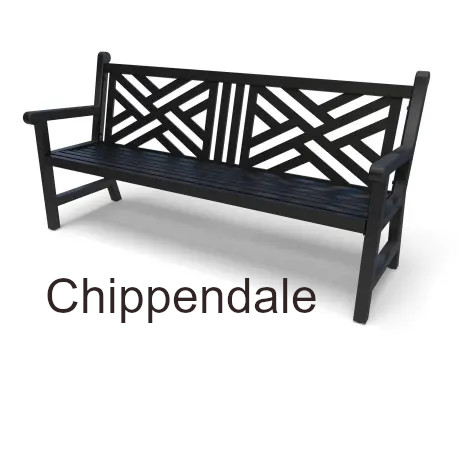 Urbanscape Collection Chippendale Yorktown Bench by Wabash Valley