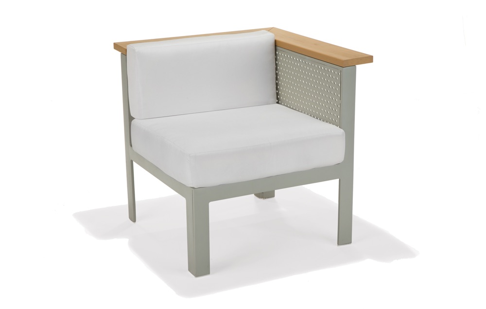 Vibe Modular Collection Square Left Side End Chair by Texacraft