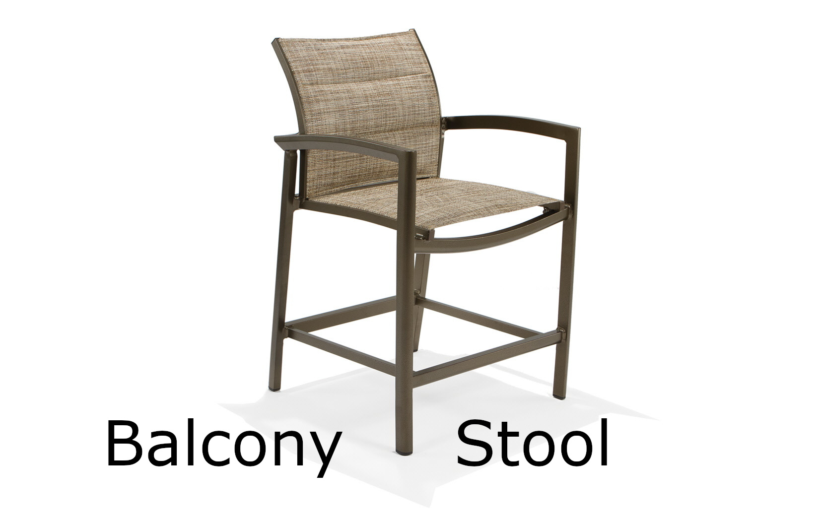 Vision Padded Sling Collection Balcony Height Stool