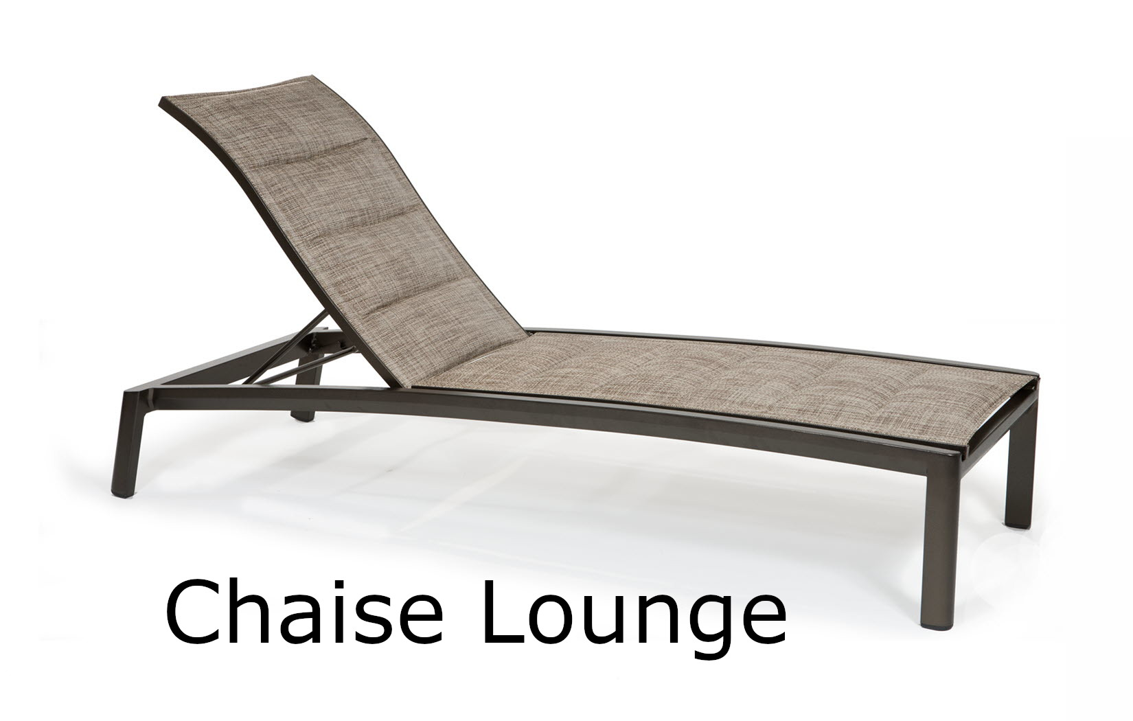 Vision Padded Sling Collection Armless Chaise Lounge