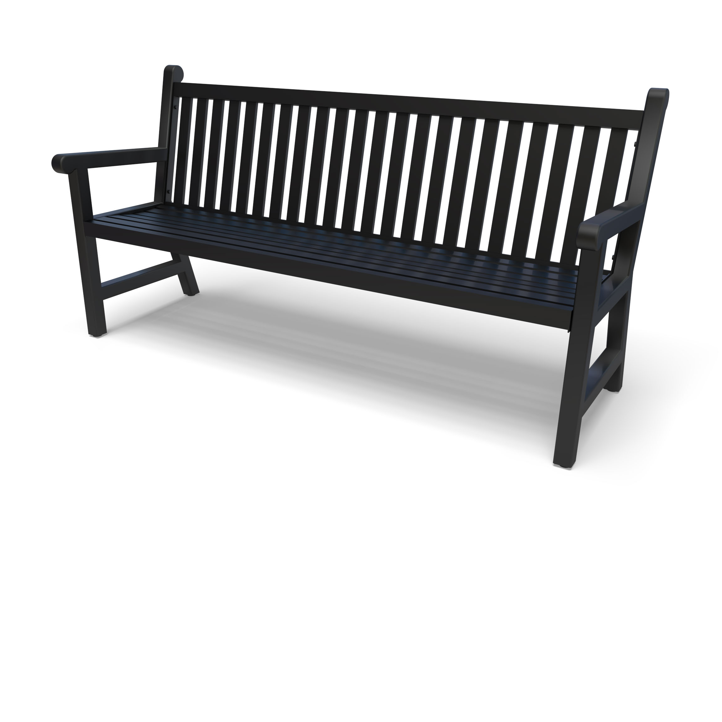 Yorktown Bench with Straight Back by Wabash Valley