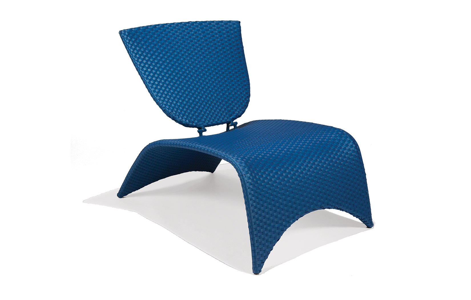Zuma Collection Lounge Chair with Folding Back