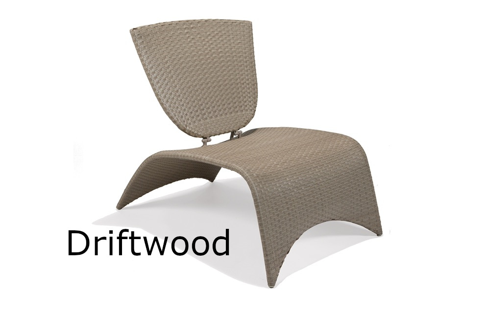 Zuma Lounge Chair with Folding Back (Driftwood)